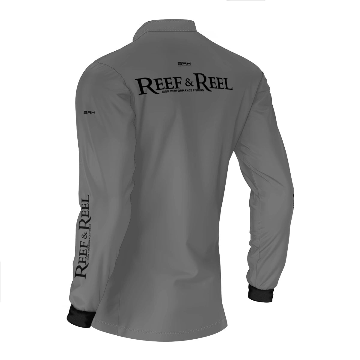 Camisa de Pesca Brk Reef & Reel High Perfomance Cinza com Proteção UV50