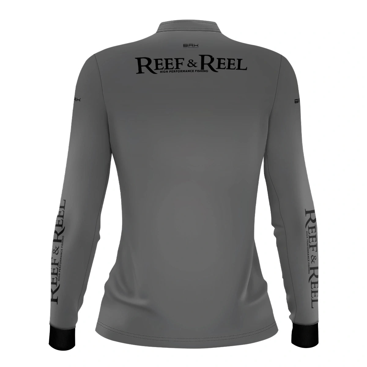 Camisa de Pesca Feminina Brk Reef & Reel High Perfomance Cinza com Proteção UV50