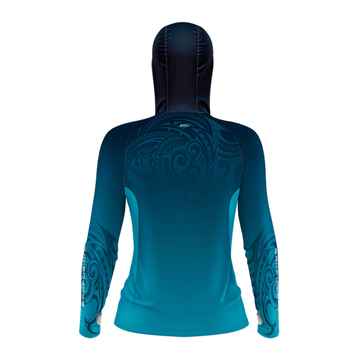 Camisa FusionX Feminina Maori Azul Galaxy BRK com Proteção Solar UV50+