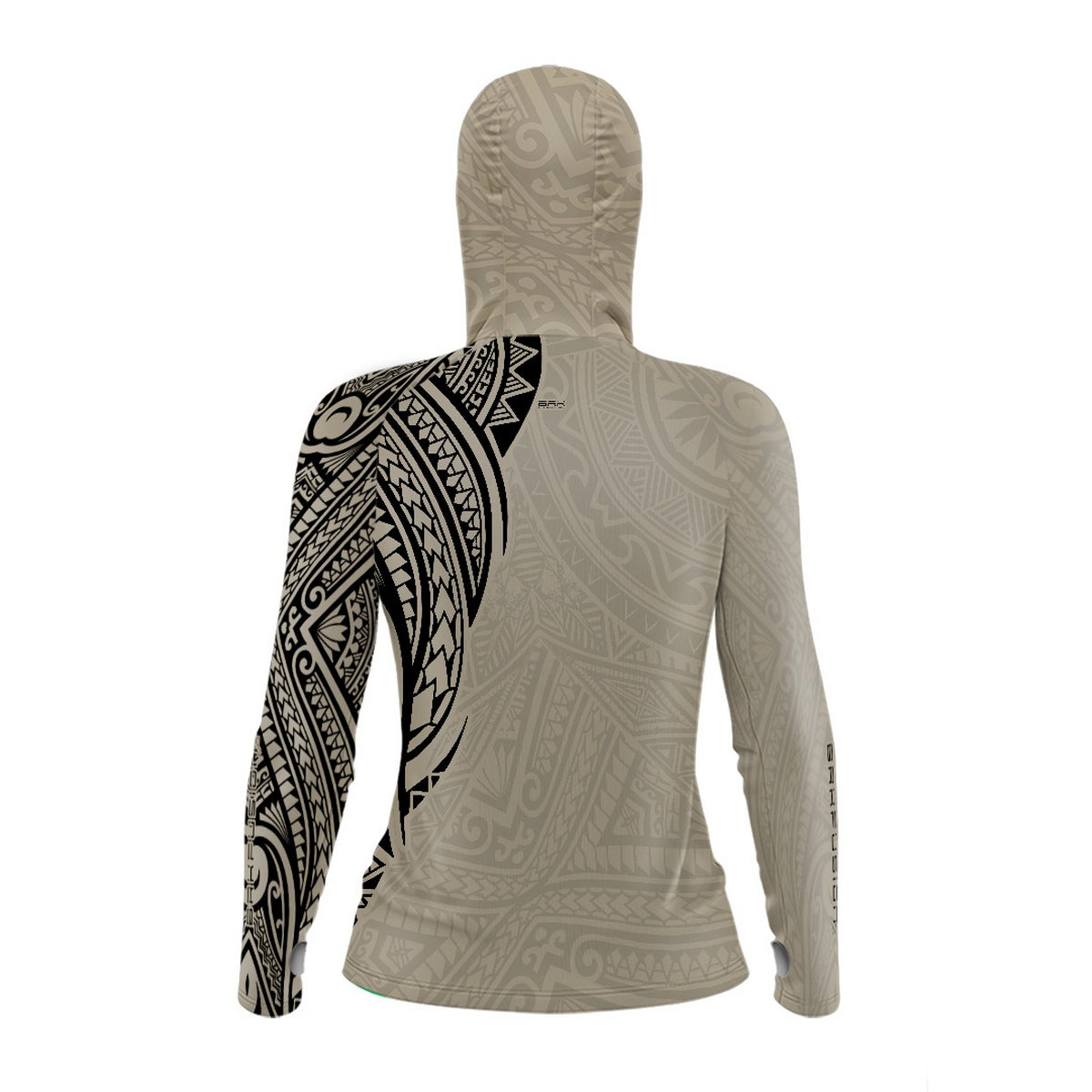 Camisa FusionX Feminina Maori Tribal Areia BRK com Proteção Solar UV50+