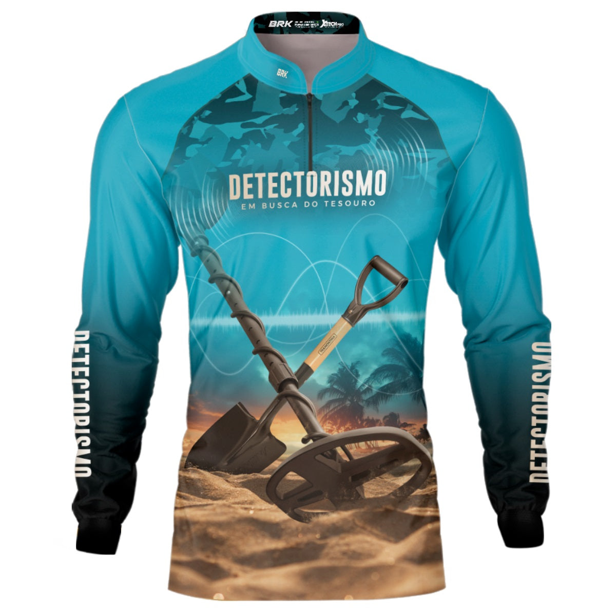 Camisa Brk Profissões Detectorismo Clara com UV50+