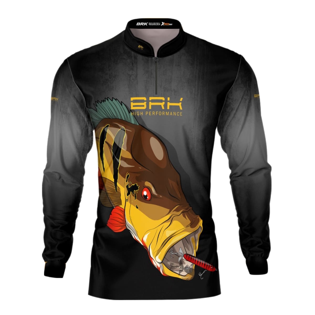 Camisa de Pesca Brk Tucunaré Açu High Performance com UV50+