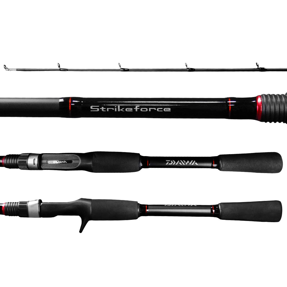 Vara de Pesca Daiwa Strikeforce SFS-602MHRS-BR 25lbs 1,83m - Molinete (2 partes)