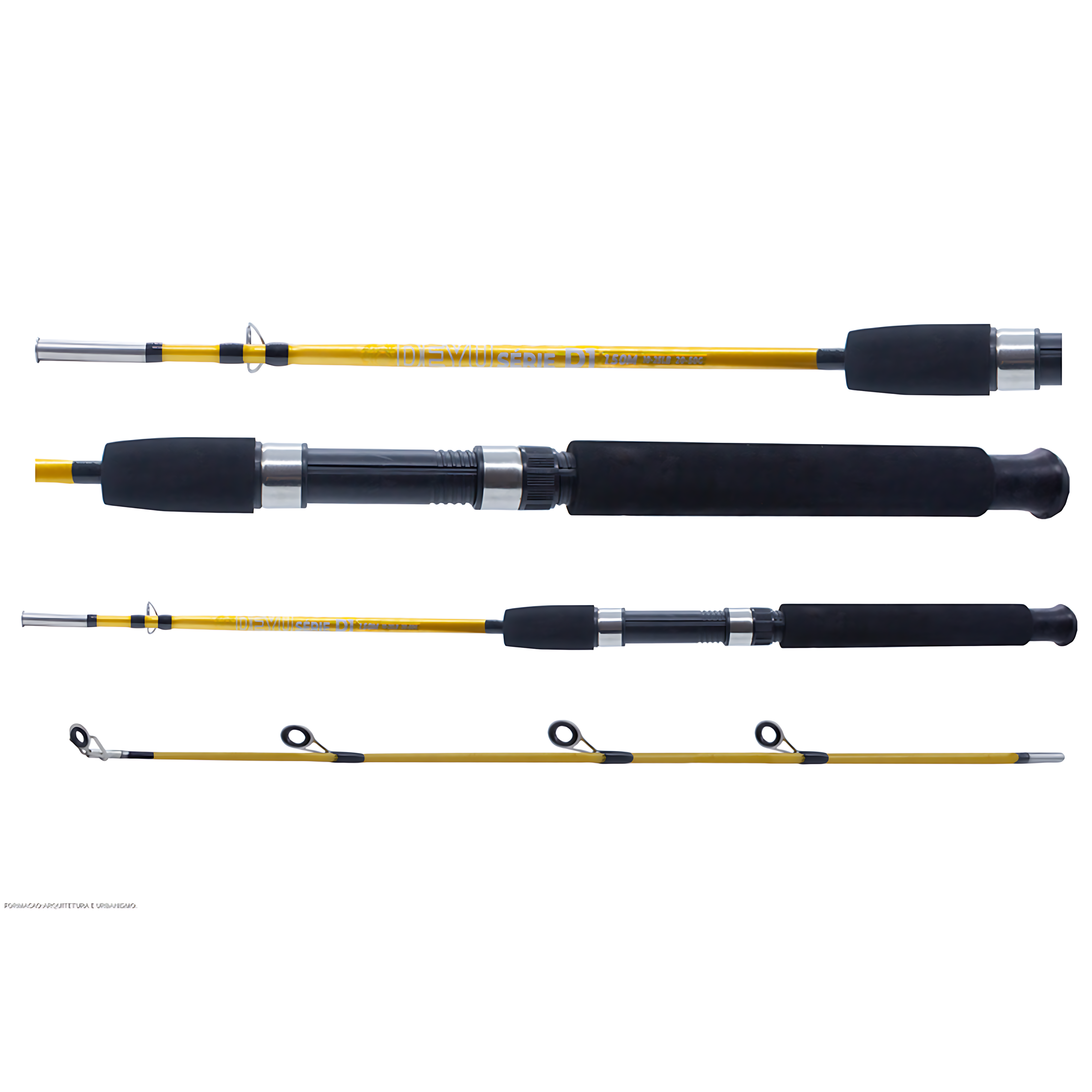 Vara de Pesca Deyu Max Bull MB-SFS1352M 17lbs 1,35m - Molinete (2 partes)