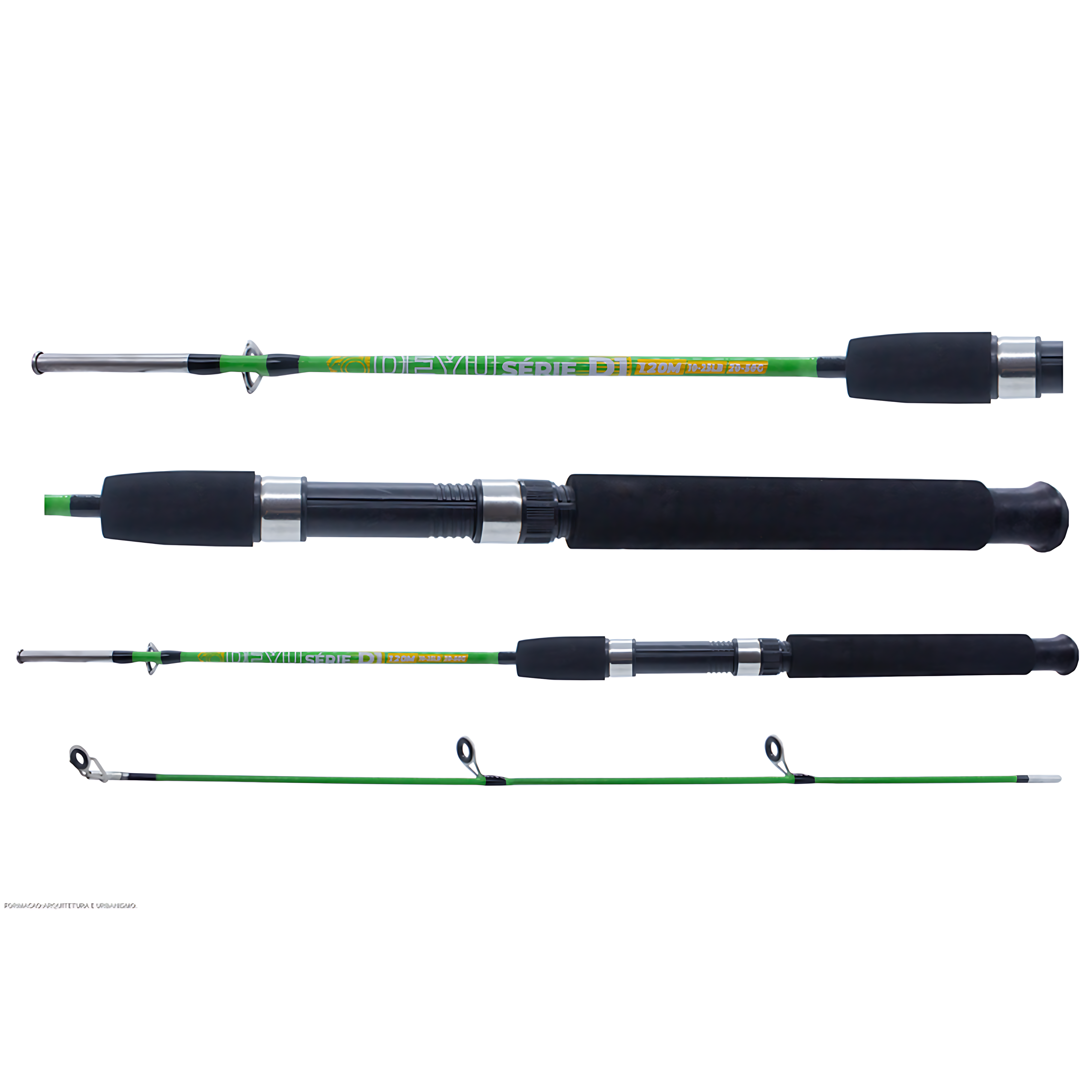 Vara de Pesca Deyu Max Bull MB-SFS1352M 17lbs 1,35m - Molinete (2 partes)