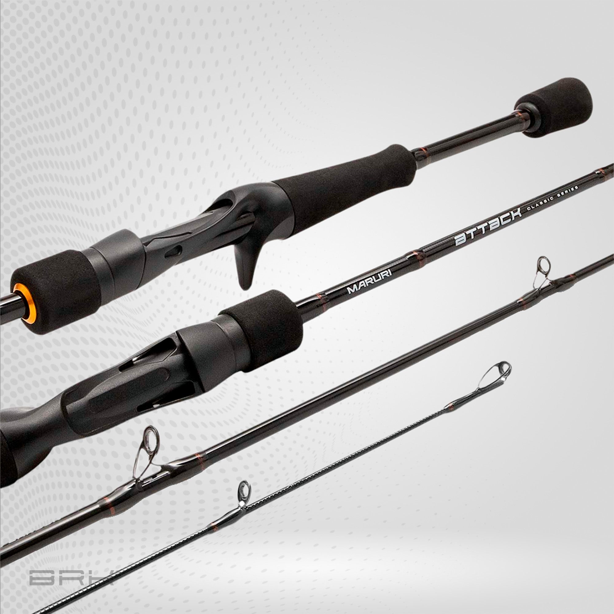 Vara de Pesca Maruri Attack C-561M 17lb 2,10m - Carretilha (Inteiriça)