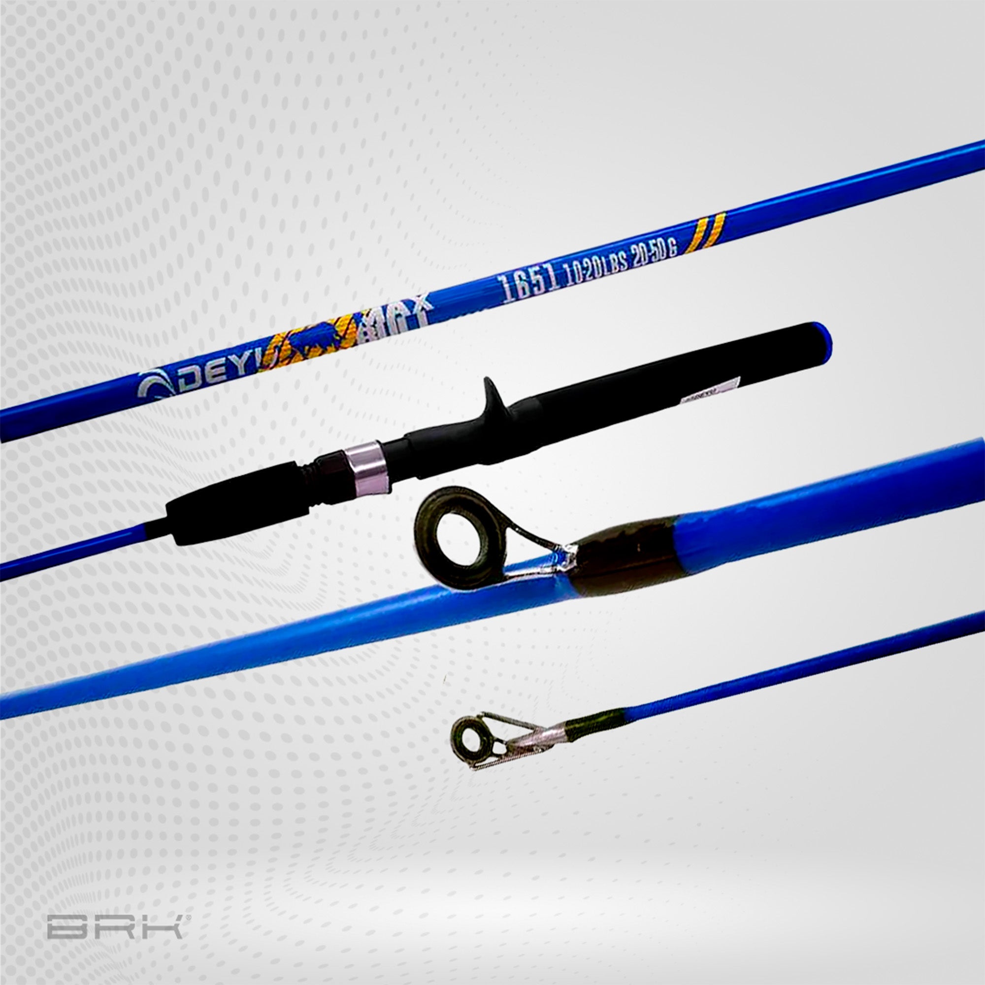 Vara de Pesca Deyu Max Bull MB-CFS1651M 20lbs 1,65m | Azul - Carretilha (Inteiriça)