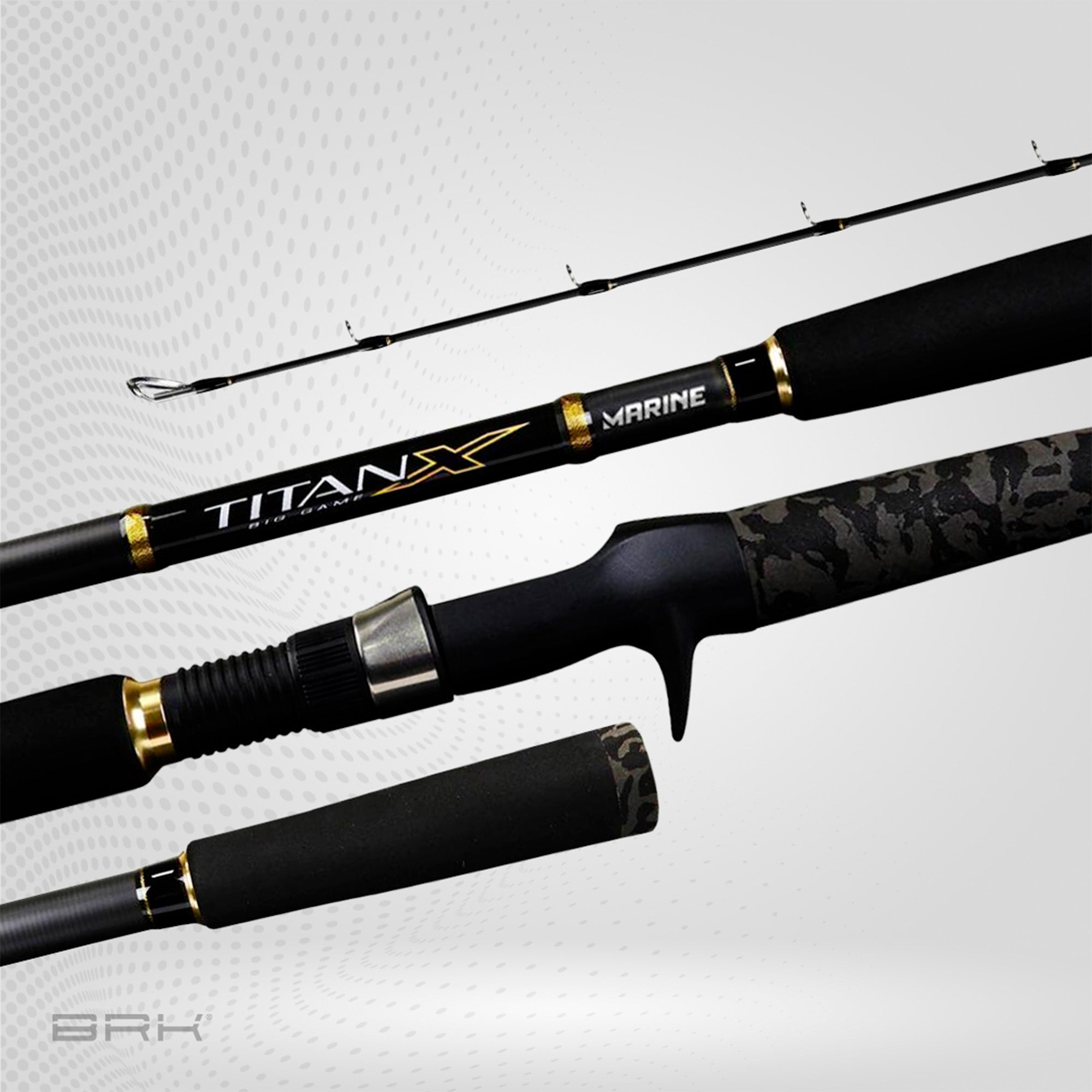 Vara de Pesca Marine Sports Titan X BG TTX-C902H 40lbs 2,74m - Carretilha (2 partes)