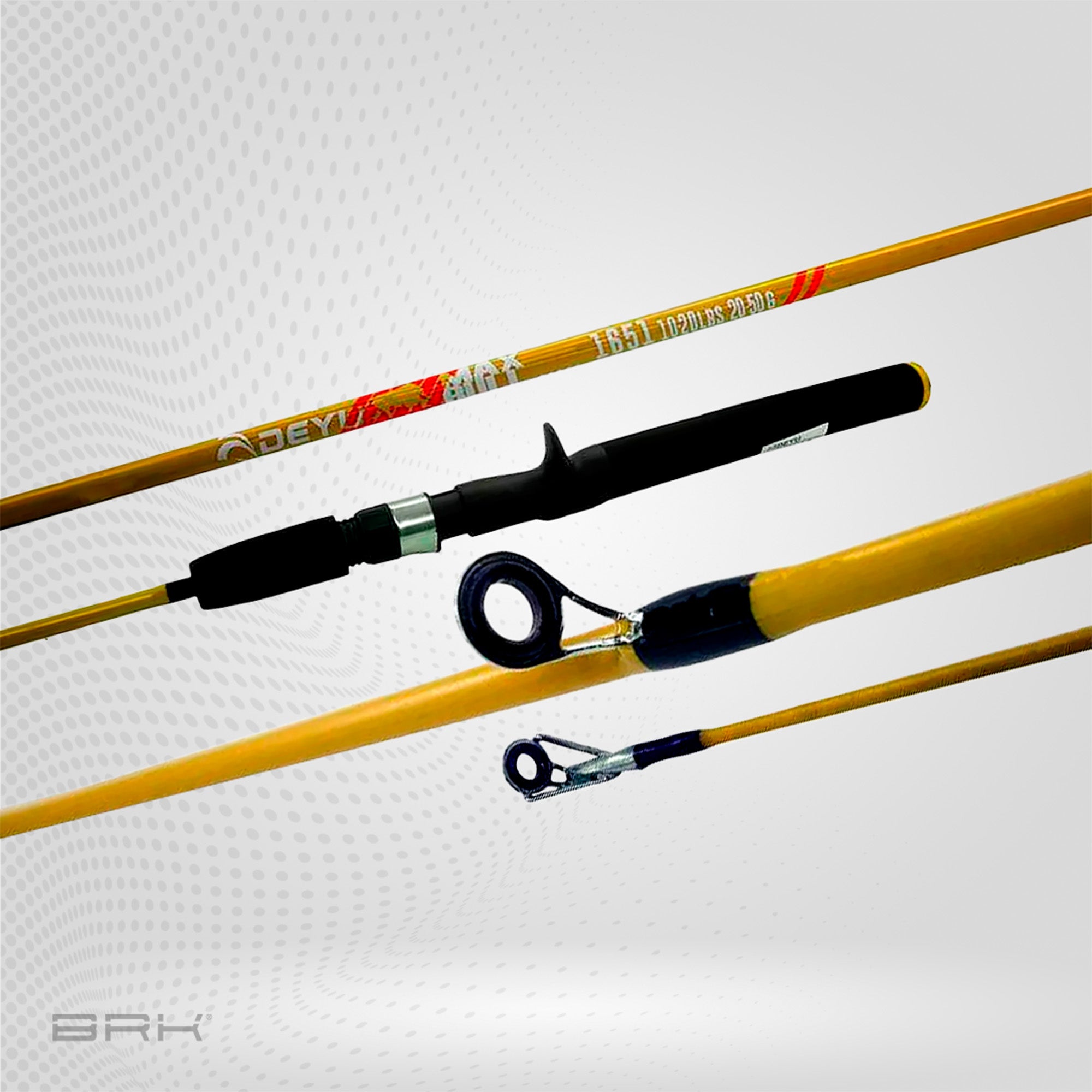 Vara de Pesca Deyu Max Bull MB-CFS1651M 20lbs 1,65m | Dourada - Carretilha (Inteiriça)