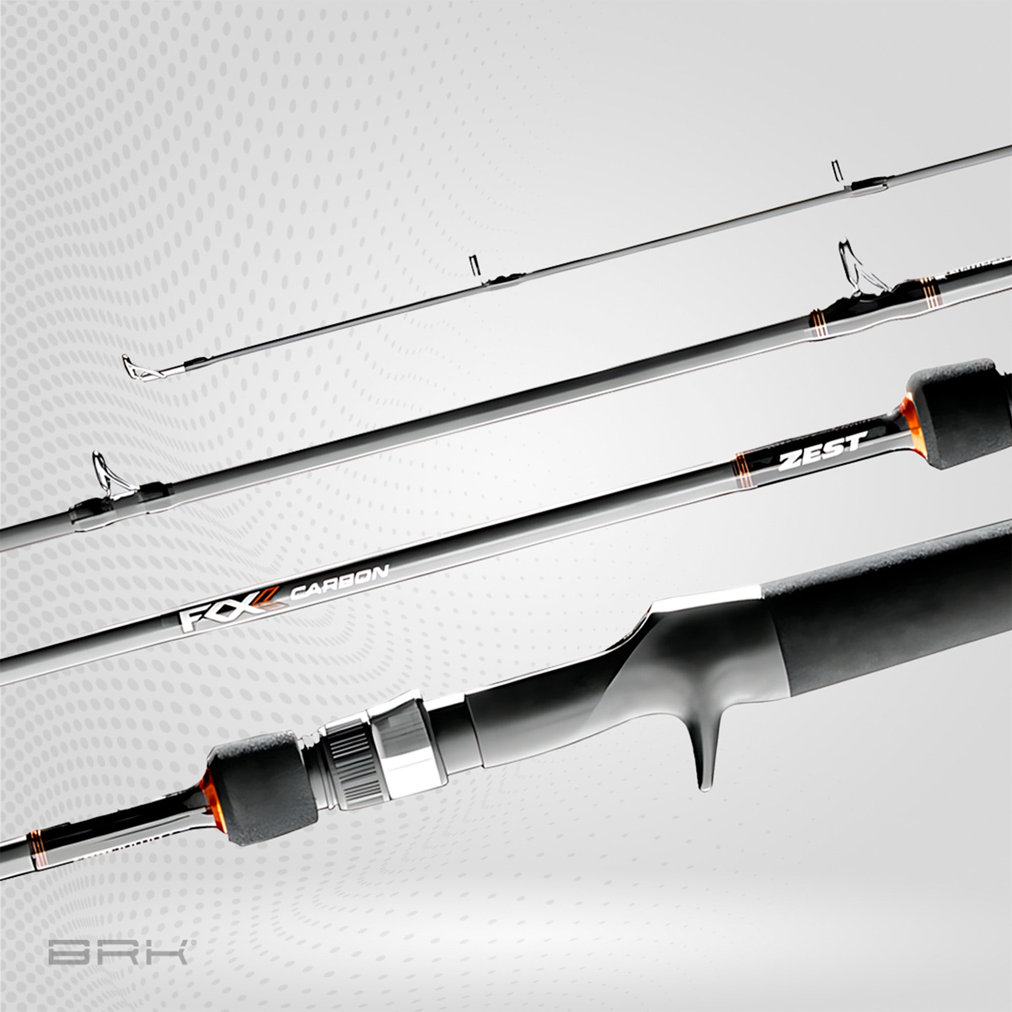 Vara de Pesca Zest Fox Carbon FXC-C581MH 25lbs 1,73m - Carretilha (Inteiriça)