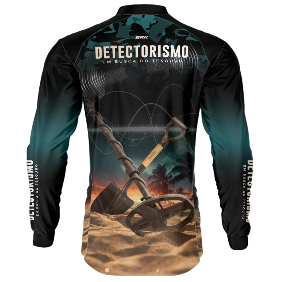Camisa Brk Profissões Detectorismo com UV50+