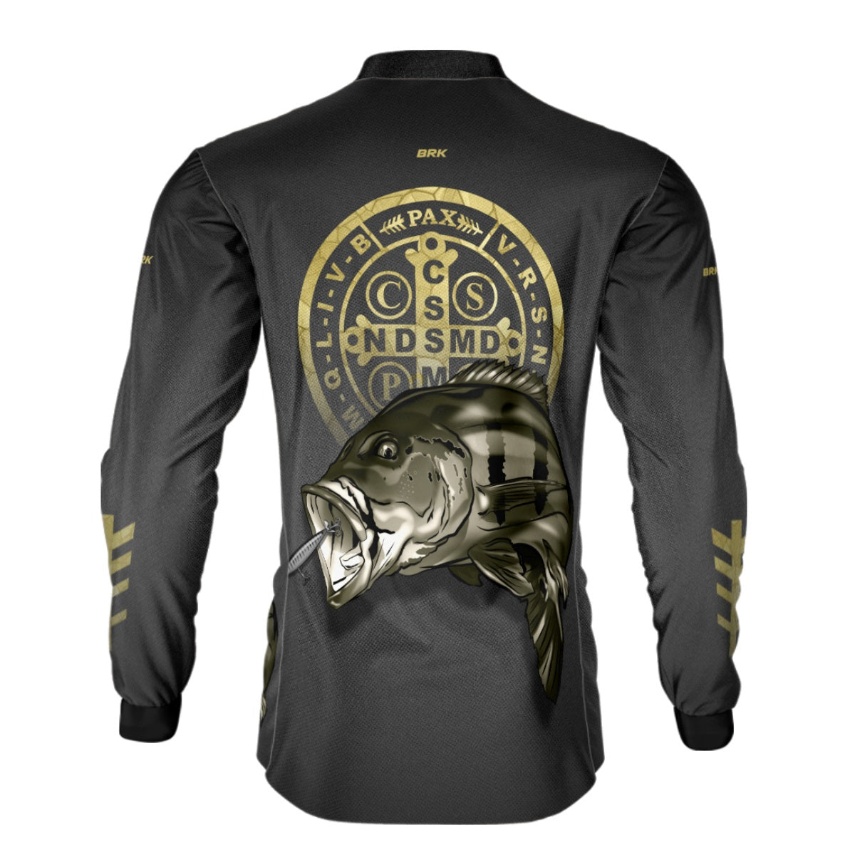 Camisa de Pesca Brk São Bento Tucunaré com UV50+