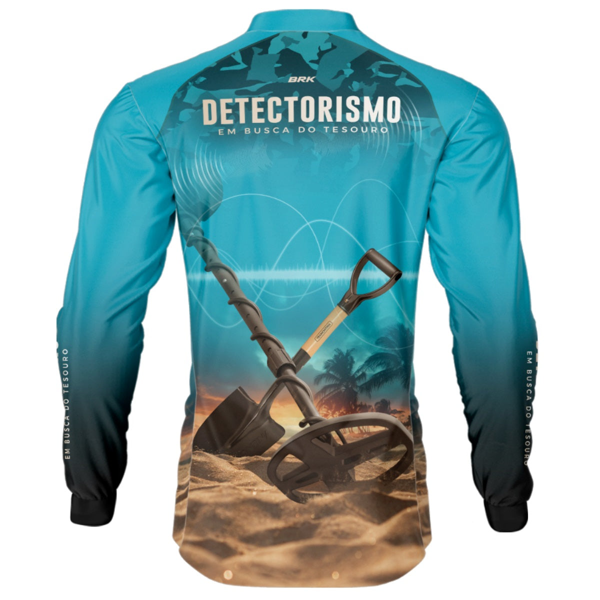 Camisa Brk Profissões Detectorismo Clara com UV50+