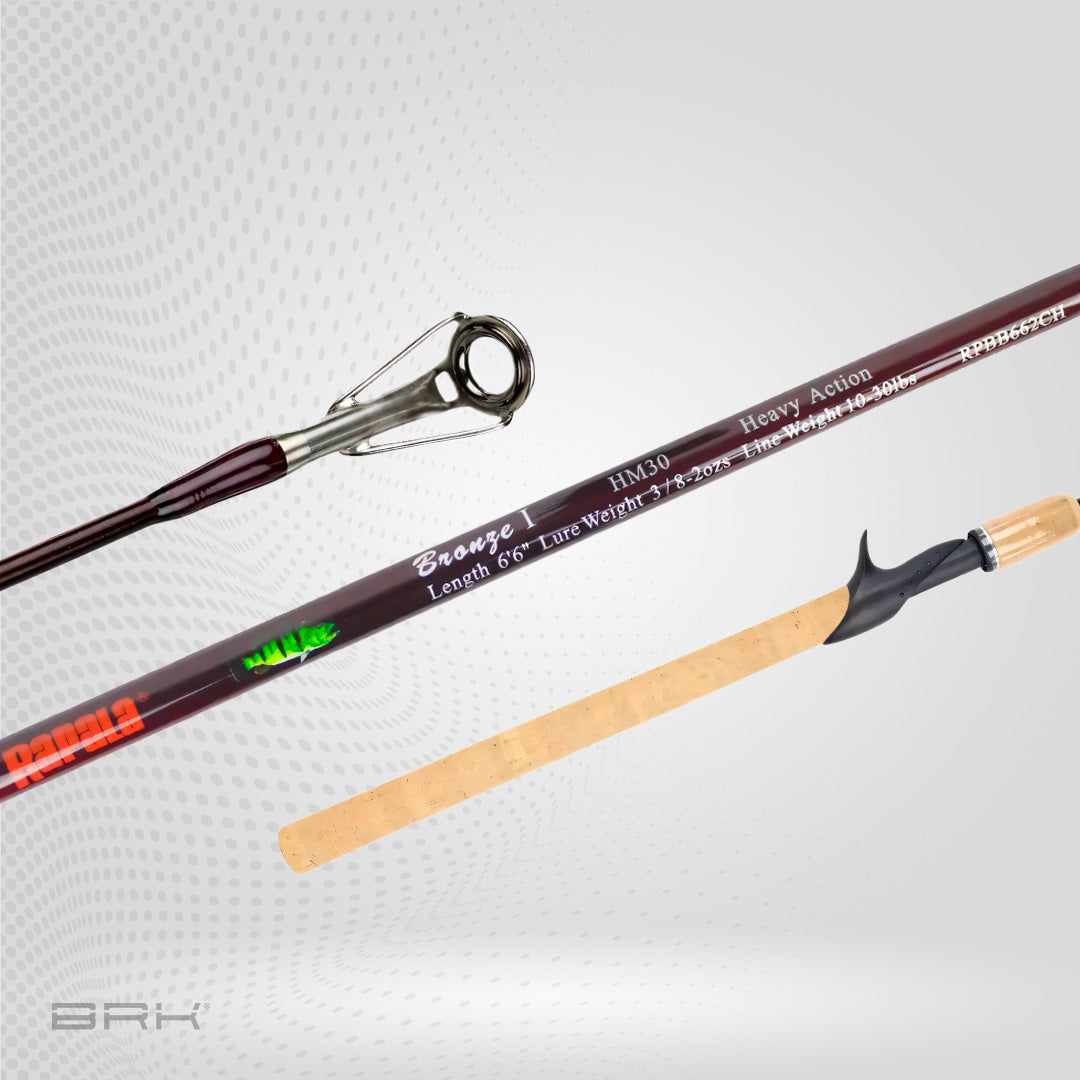 Vara de Pesca Rapala Bronze 11RARPBB662CH 30lbs 1,98m - Carretilha (2 Partes)