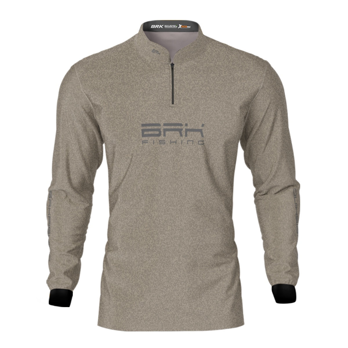 Camisa de Pesca Básica Bege com UV50+