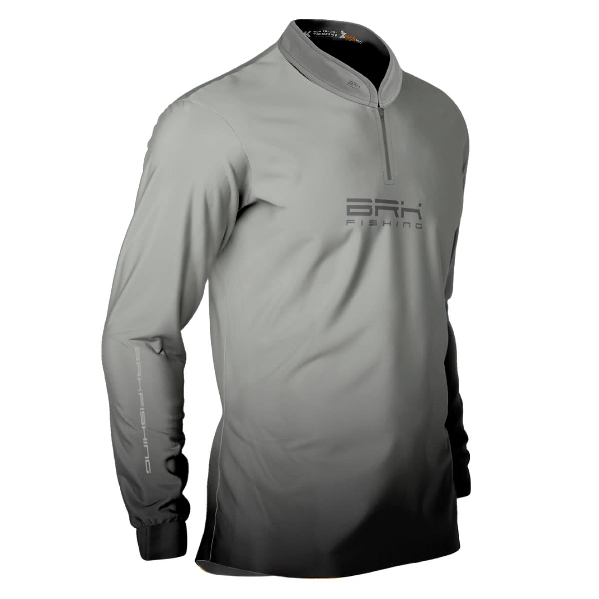Camisa de Pesca Brk Caminhada Outdoor Bege com Proteção Solar UV50+
