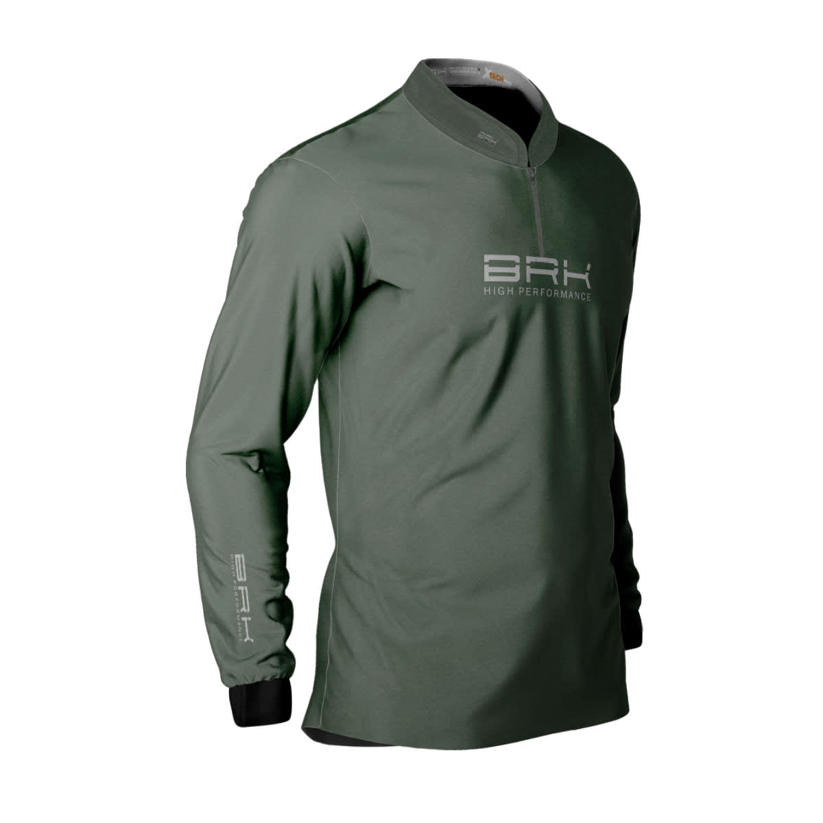 Camisa de Pesca Brk Jig Head Verde Fishing Club com Proteção Solar UV50+