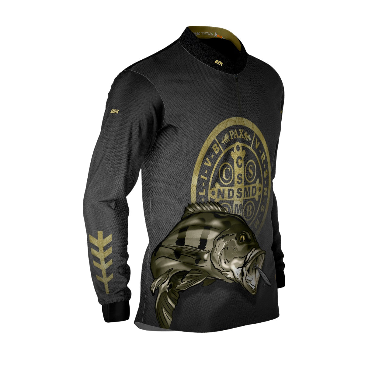 Camisa de Pesca Brk São Bento Tucunaré com UV50+