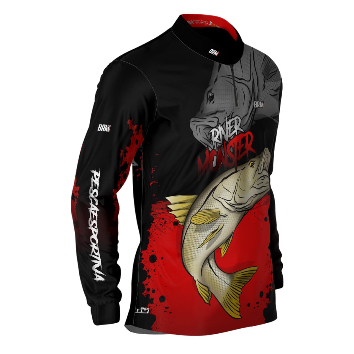 Camisa de Pesca Brk Robalo Monster com Proteção UV50+