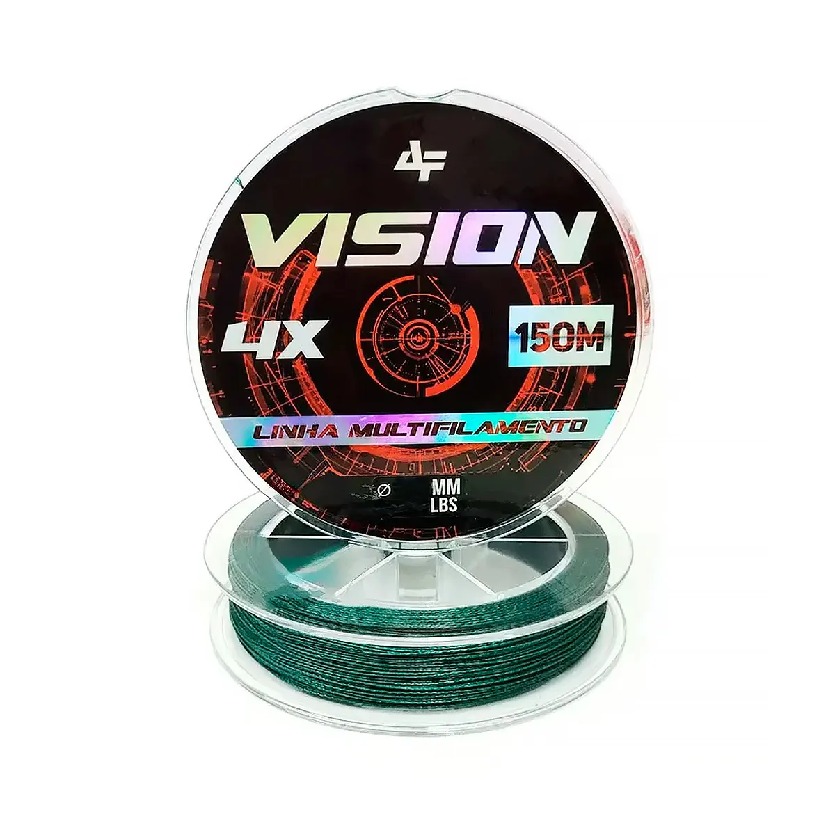 Linha de Pesca Multifilamento Vision X4 150m Albatroz - Verde