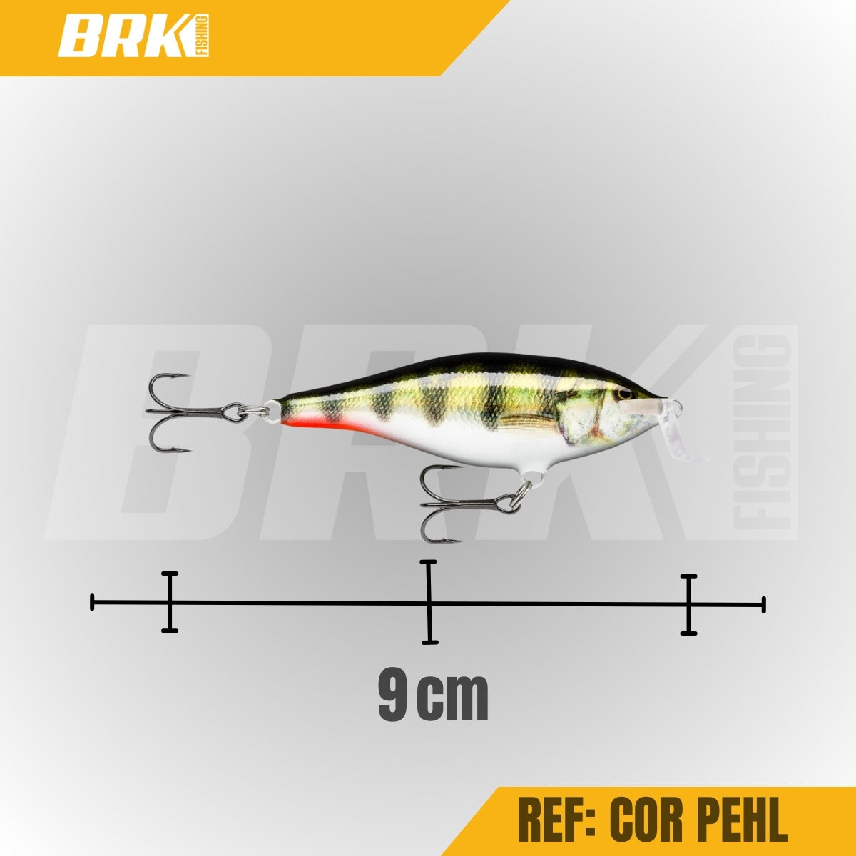 Isca Artificial Rapala Shallow Shad Rap Meia-Água
