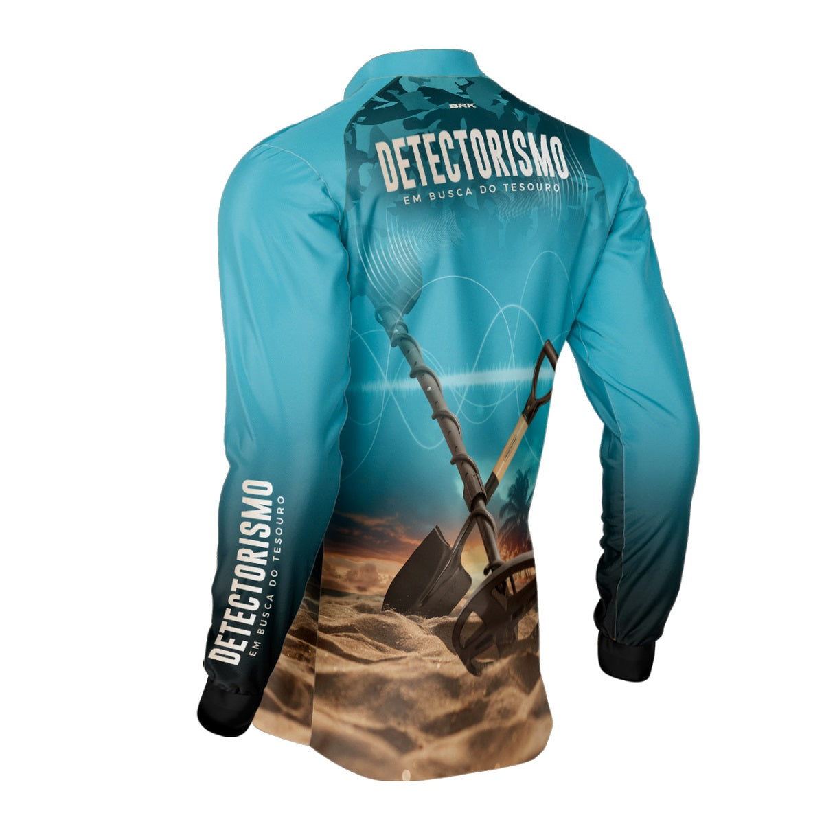 Camisa Brk Profissões Detectorismo Clara com UV50+