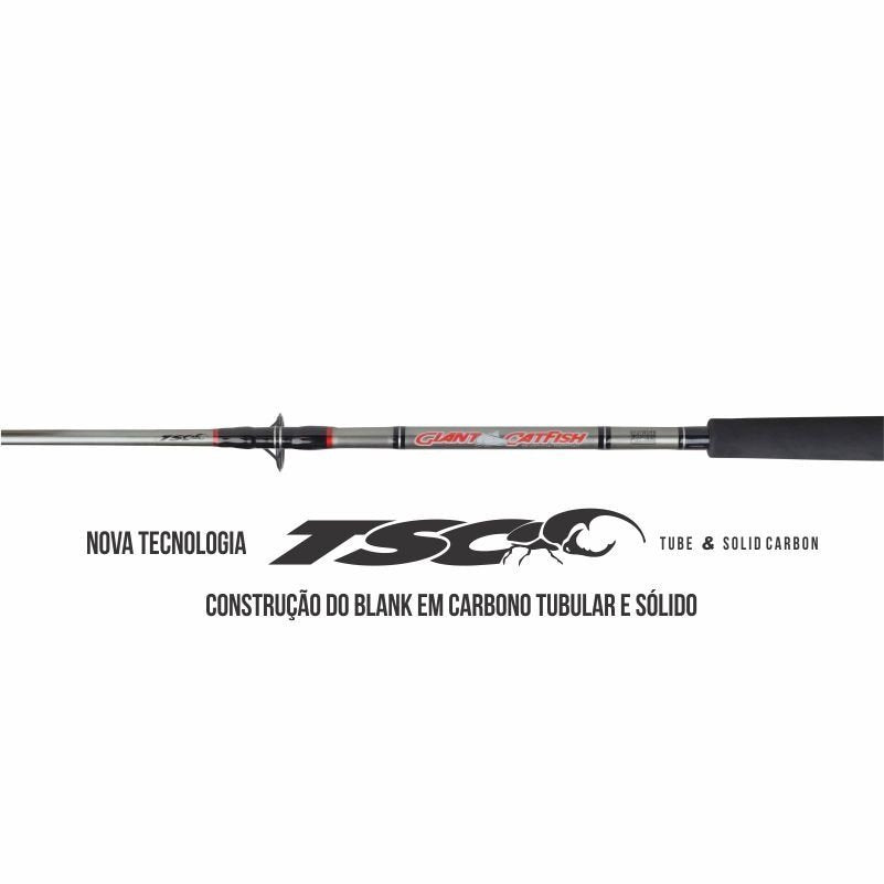 Vara de Pesca Marine Sports Giant Catfish GC-S661XH 120lbs 1,98m - Molinete (Inteiriça)