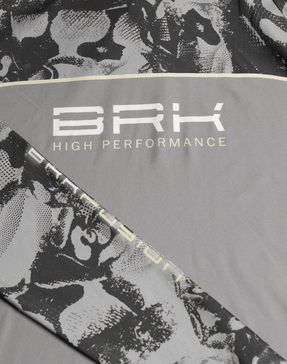 Camisa FusionX Brk Deep Cinza Camuflado com Capuz e Proteção UV50+