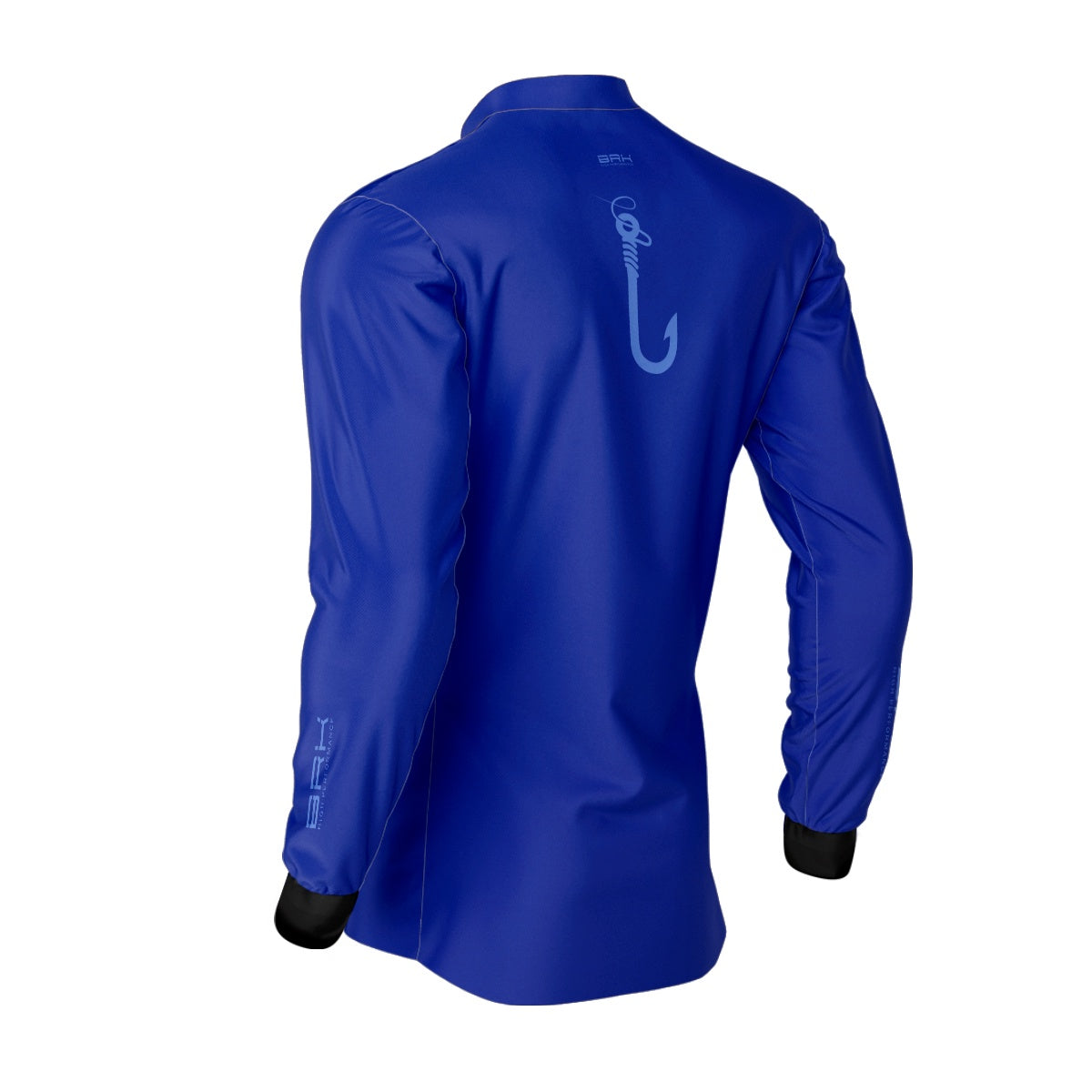 Camisa de Pesca Brk Anzol Azul com Proteção Solar UV50+
