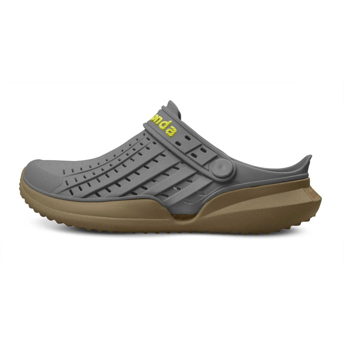 Sandália Ortopédica Masculina Boaonda Flow Discovery Cinza Crepe