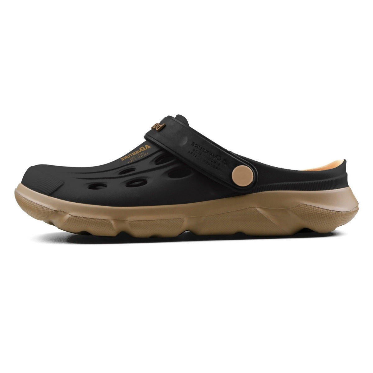 Sandália Babuche Ortopédica Boaonda Adventure Preto Crepe