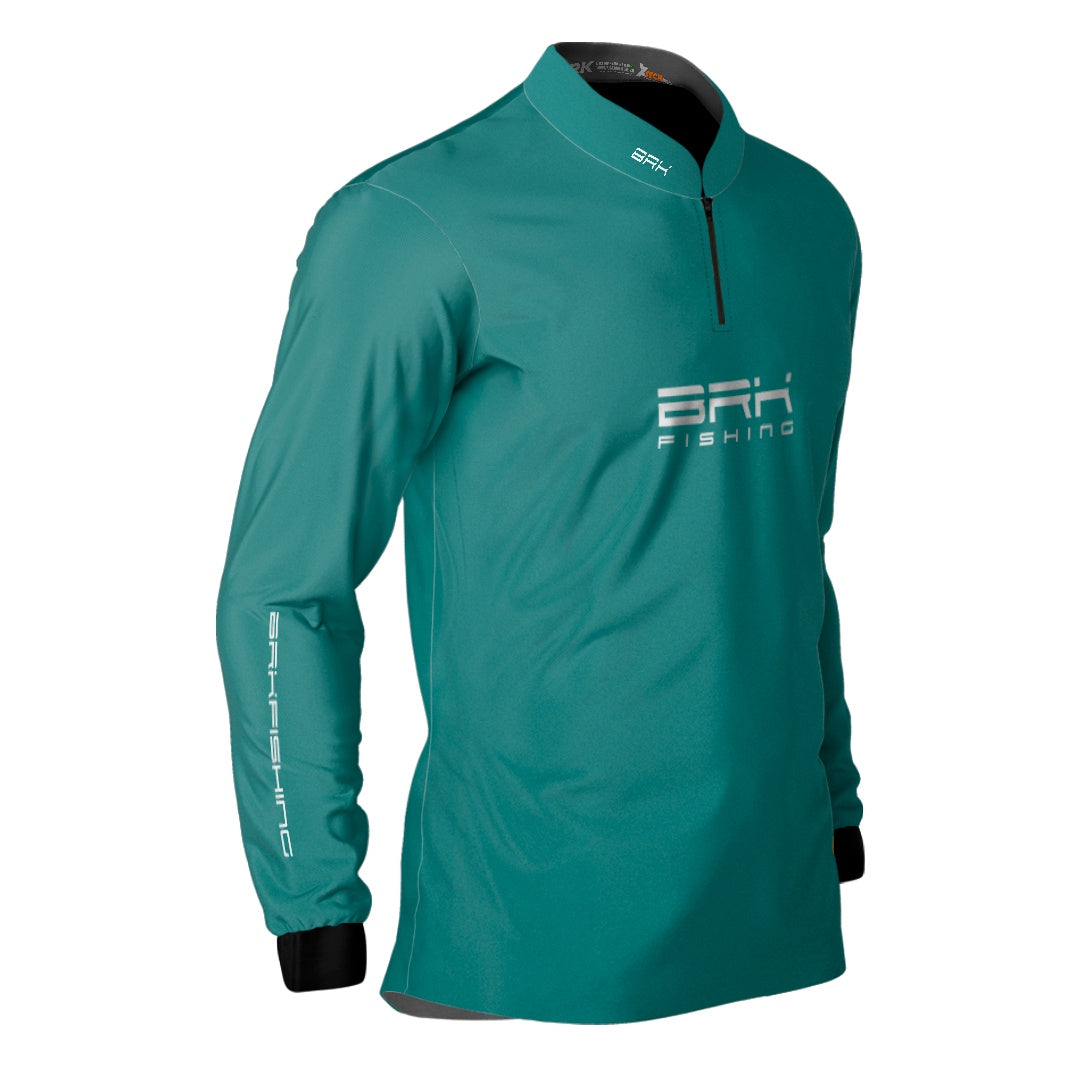 Camisa de Pesca Brk Performance Blue Azul com Proteção Solar UV50+