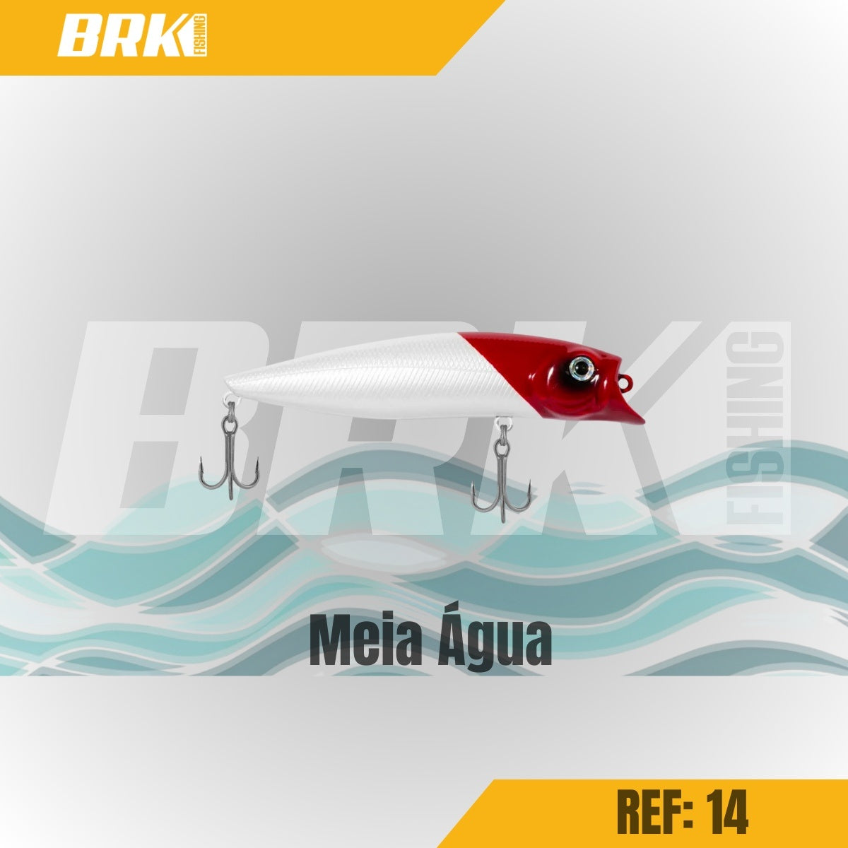 Isca Artificial Marine Sports Brava 77 Meia-Água