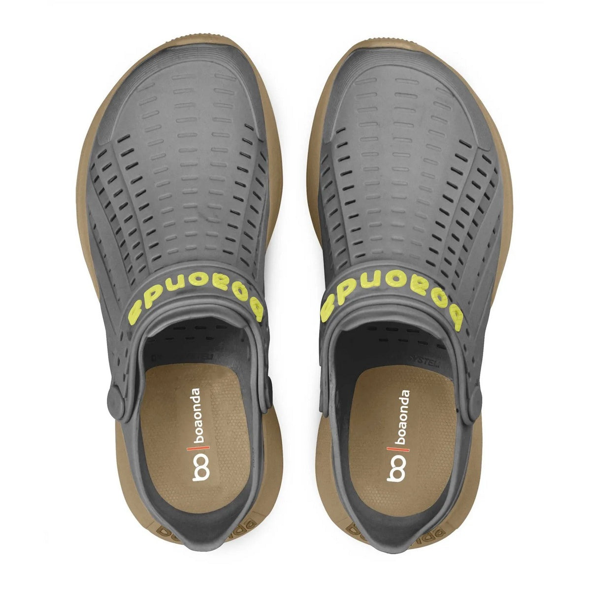 Sandália Ortopédica Masculina Boaonda Flow Discovery Cinza Crepe