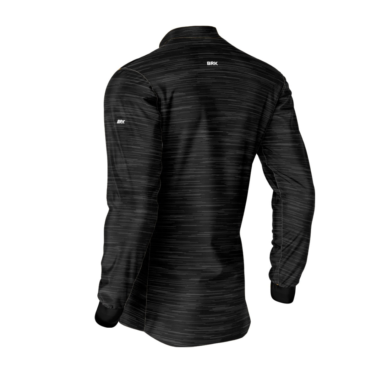 Camisa de Motociclismo Agro Brk Mescla Cinza Escuro com Proteção Solar UV50+
