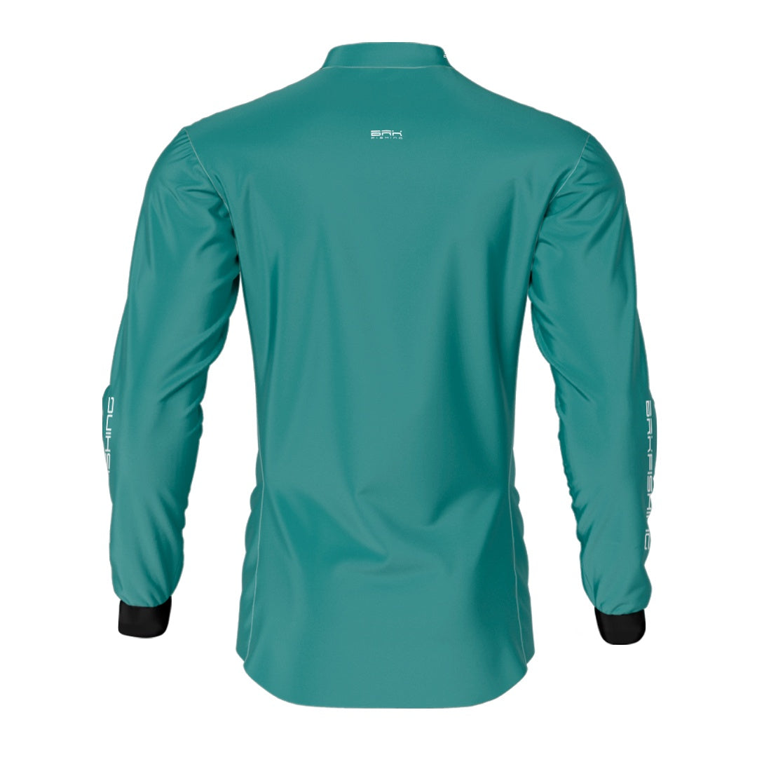 Camisa de Pesca Brk Performance Blue Azul com Proteção Solar UV50+
