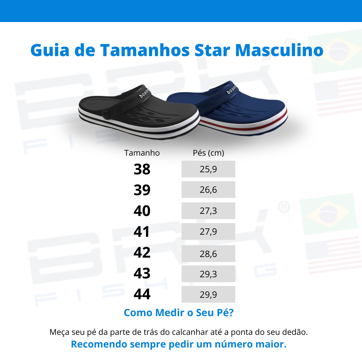 Sandália Babuche Ortopédica Boaonda Star Confortavel - Azul