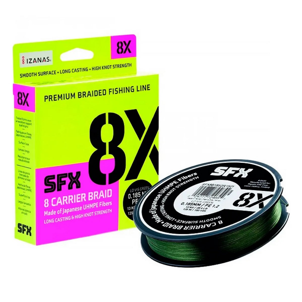 Linha de Pesca Rapala Multifilamento SFX 8X