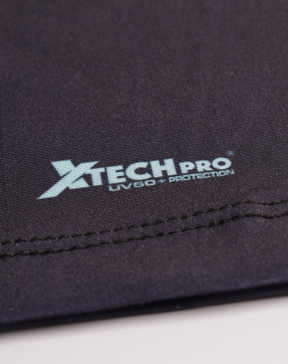 Camisa FusionX Brk Camo Distorções Azul com Capuz e Proteção UV50+