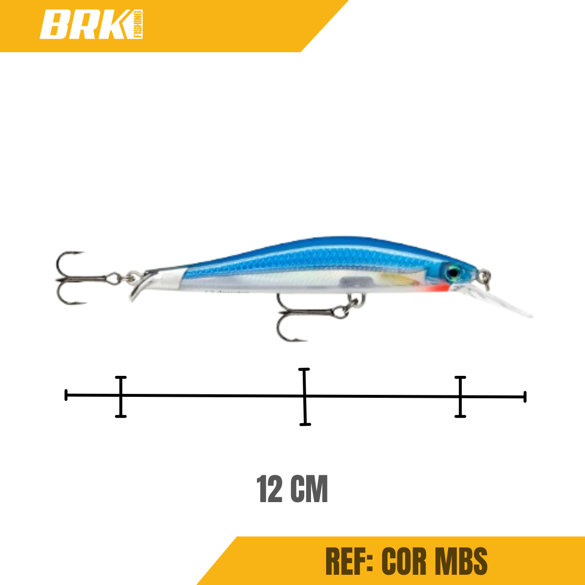 Isca Artificial Rapala RipStop Deep Meia-Água