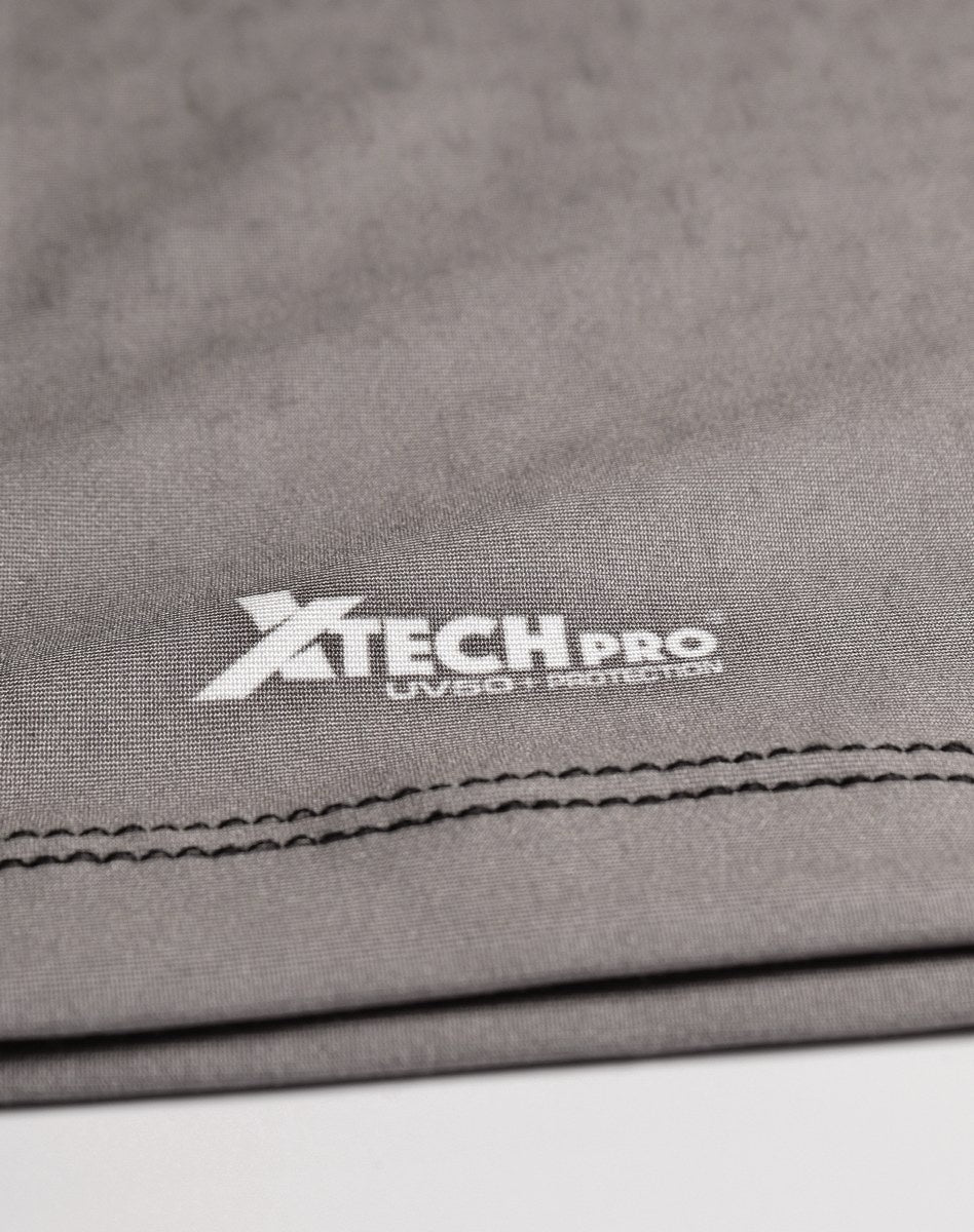 Camisa FusionX Brk Clean Preto Lisa com Capuz e Proteção UV50+