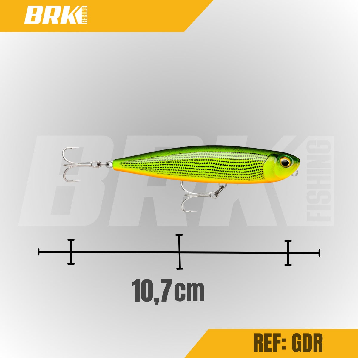 Isca Artificial Rapala Precision Xtreme Pencil EXO 107 Superfície