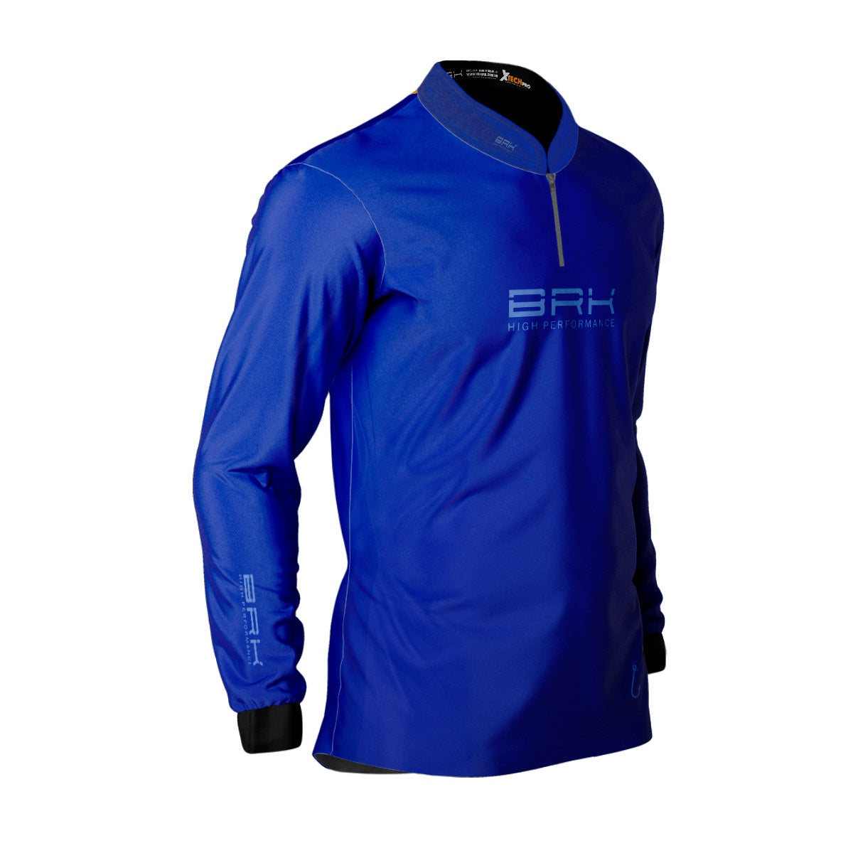 Camisa de Pesca Brk Anzol Azul com Proteção Solar UV50+