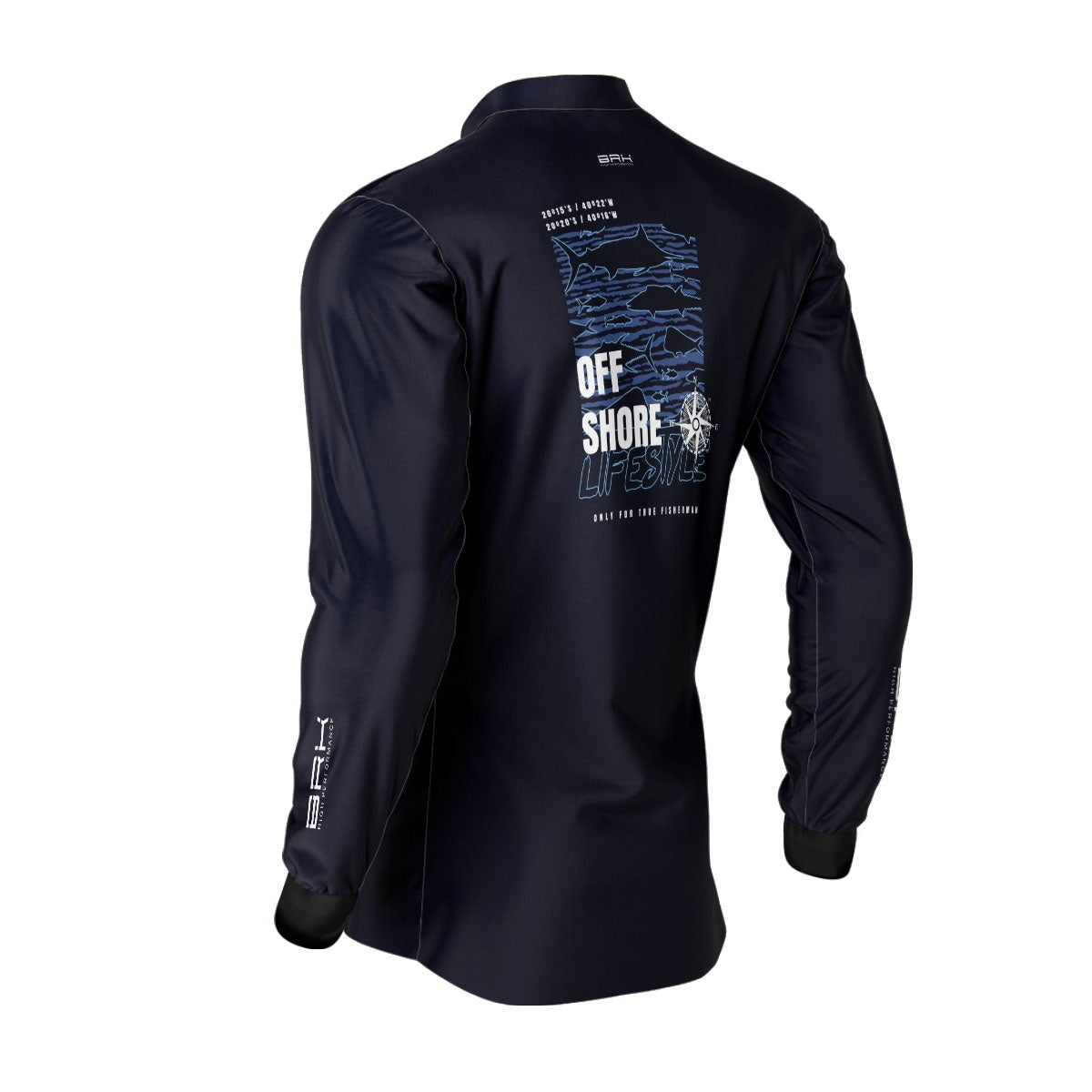 Camisa de Pesca Brk Offshore Lifestyle com Proteção Solar UV50+