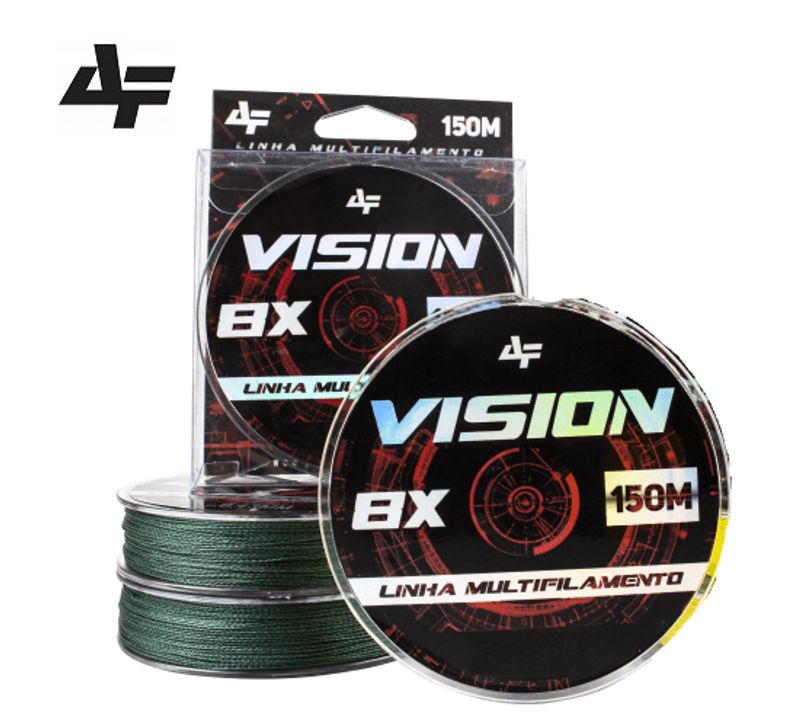 Linha de Pesca Multifilamento Vision X4 150m Albatroz - Verde