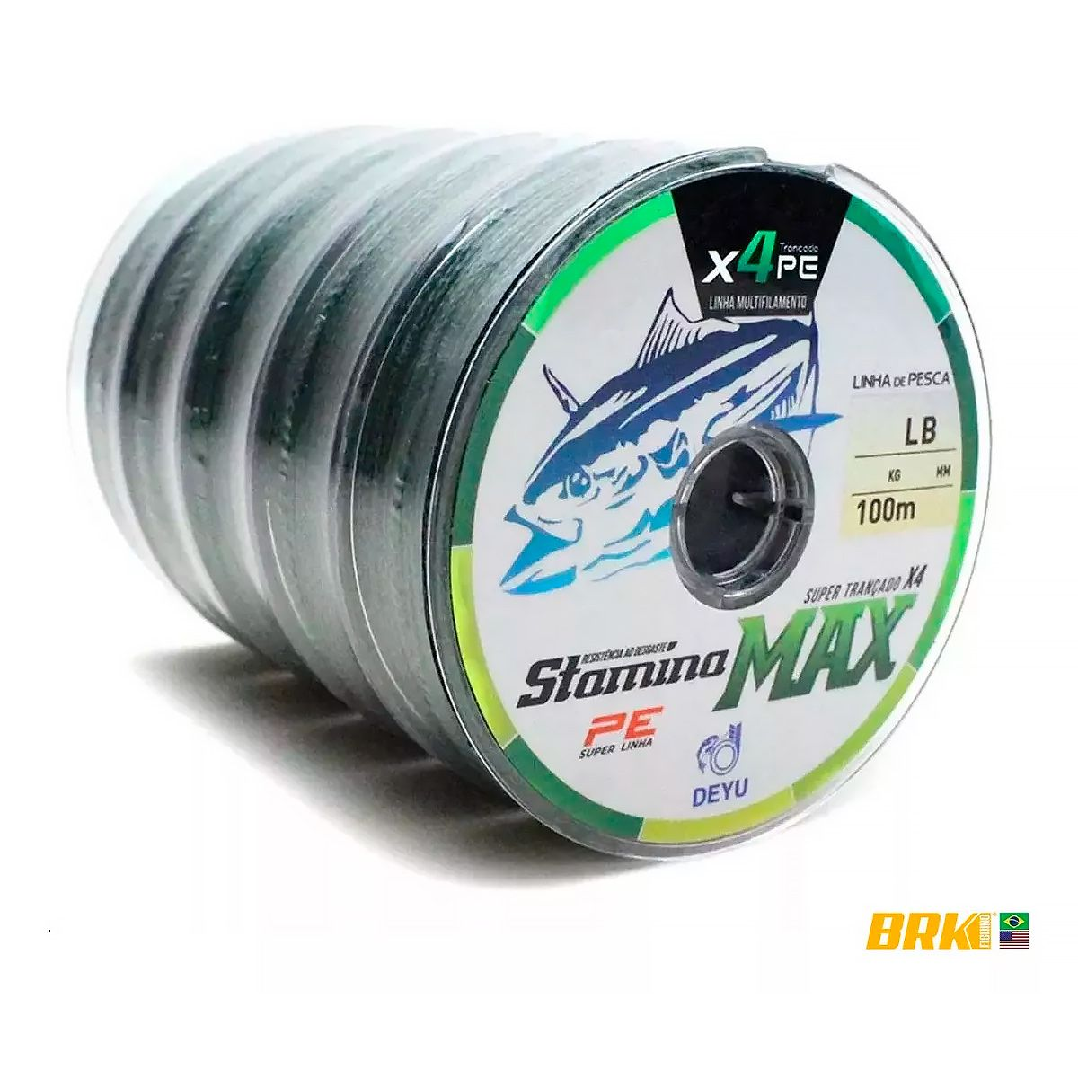 Linha de Pesca Multifilamento Deyu 4X 100m