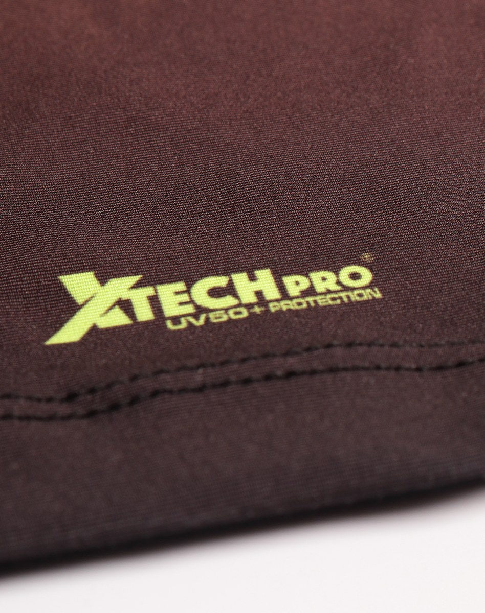 Camisa FusionX Brk Hunter Camuflada Galhos Marrom com Capuz e Proteção UV50+