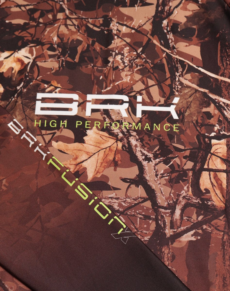 Camisa FusionX Brk Hunter Camuflada Galhos Marrom com Capuz e Proteção UV50+