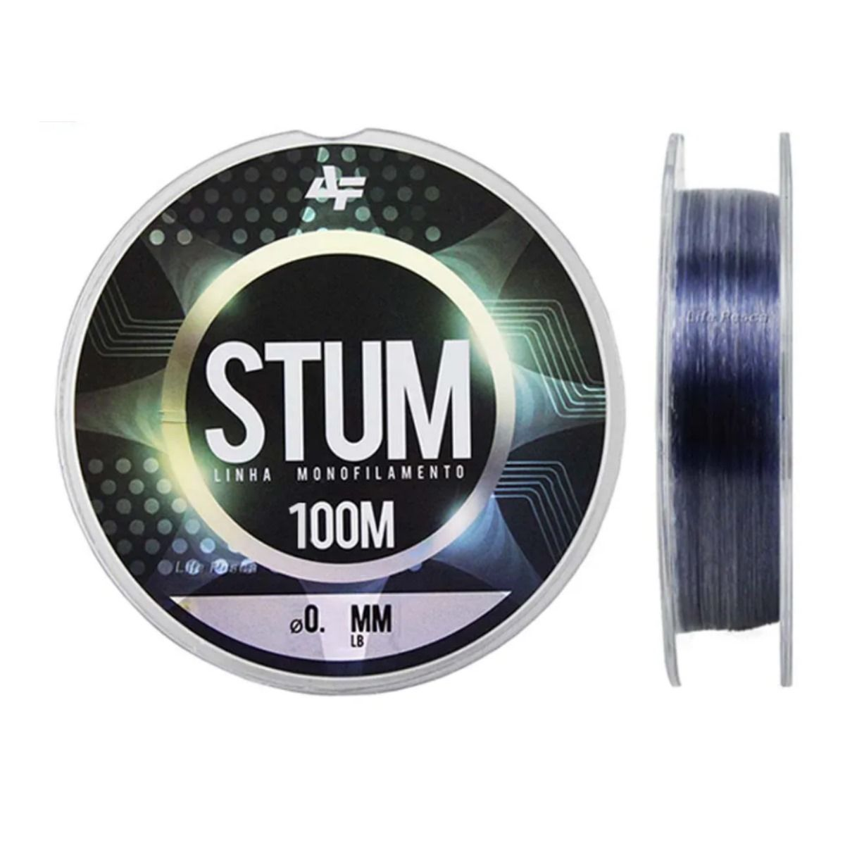 Linha de Pesca Monofilamento Albatroz Stum 100m Cinza