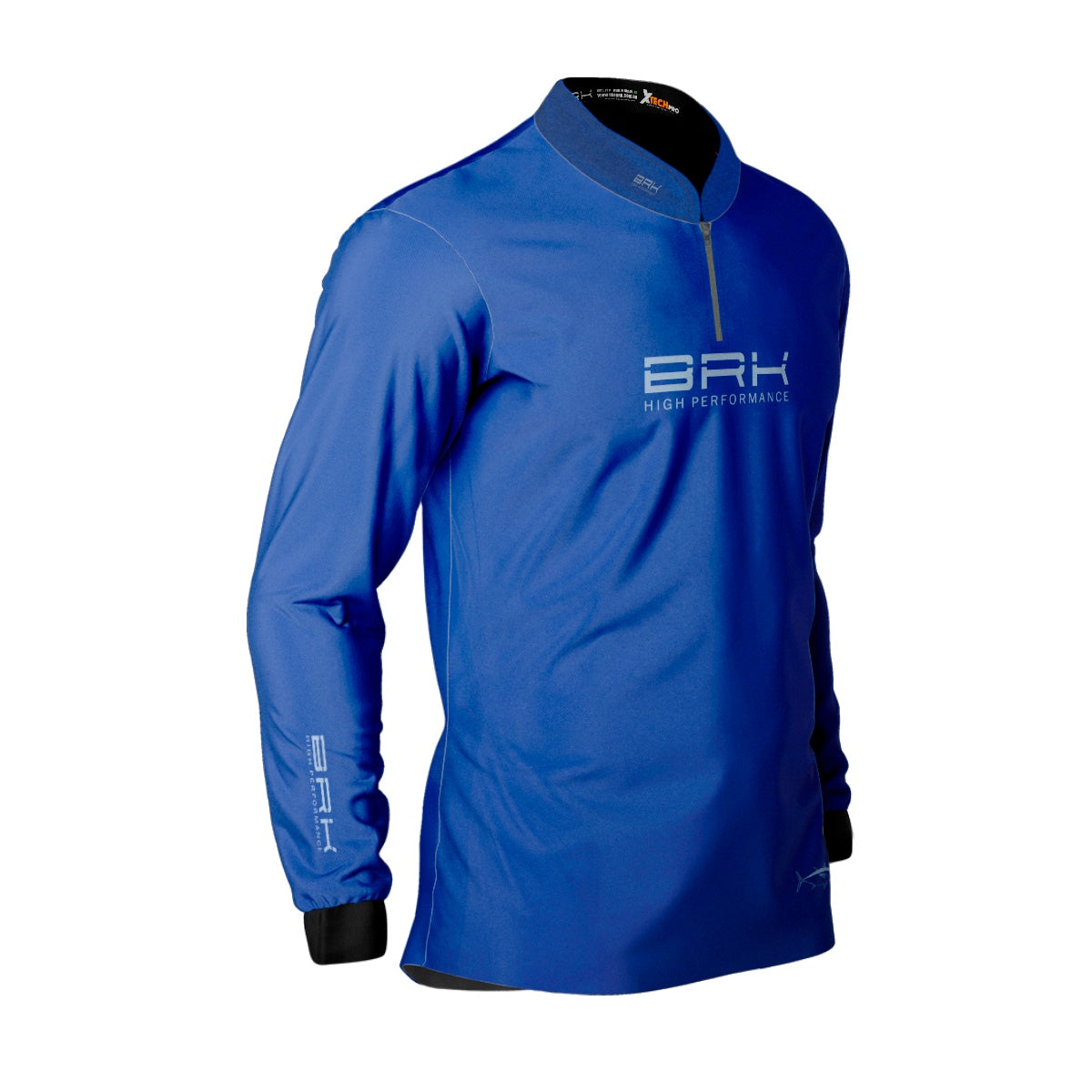 Camisa de Pesca Brk Atum Mapa Náutico Azul com Proteção Solar UV50+